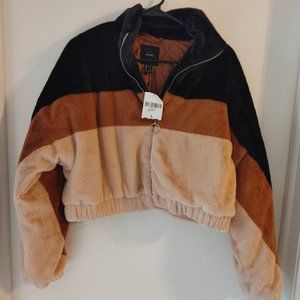 Faux Fur Cropped Jacket